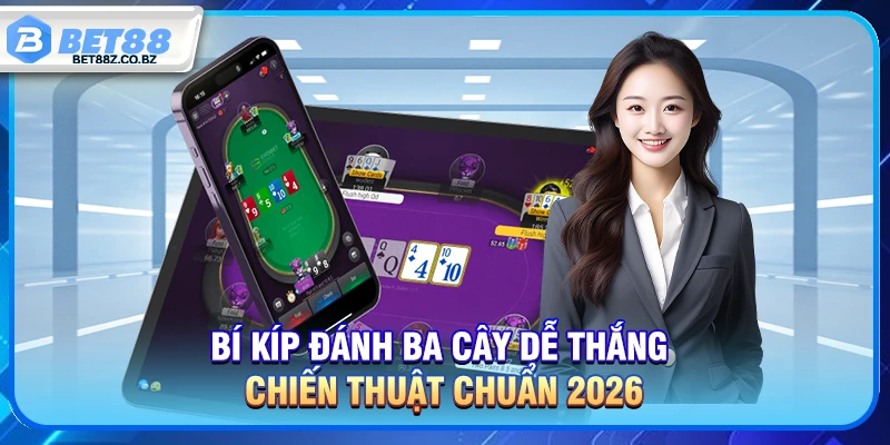 Bí Kíp Đánh Ba Cây Dễ Thắng – Chiến Thuật Chuẩn 2026