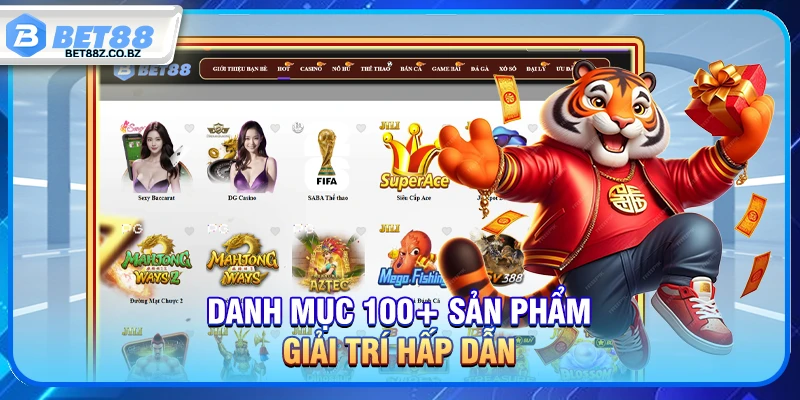 Danh mục 100+ sản phẩm giải trí hấp dẫn 
